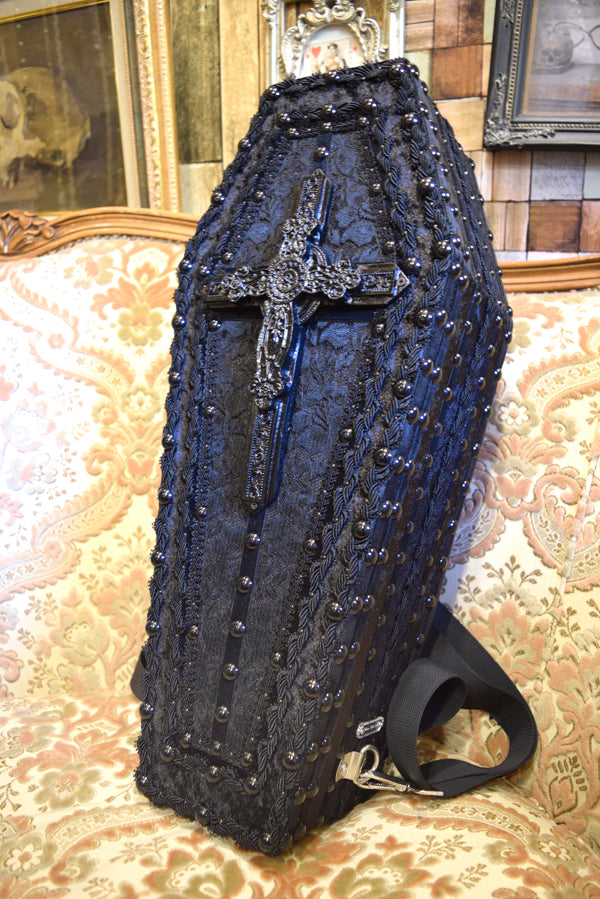 【 One-of-a-kind 一点物棺 】 50cm サイズ 背負える DOLL Coffin <No.005-50 >