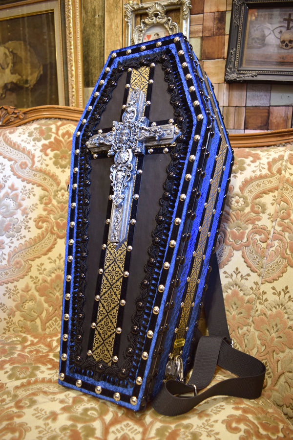【 One-of-a-kind 一点物棺 】 50cm サイズ 背負える DOLL Coffin <No.006-50 >