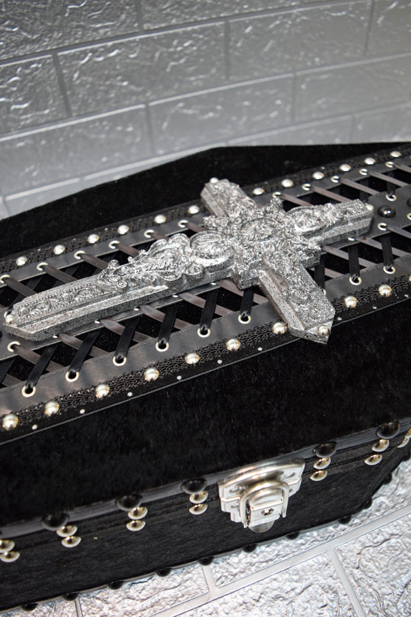 【 One-of-a-kind 一点物棺 】 70cm サイズ 背負える DOLL Coffin <No.003-70 >