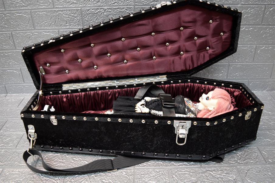 【 One-of-a-kind 一点物棺 】 70cm サイズ 背負える DOLL Coffin <No.003-70 >