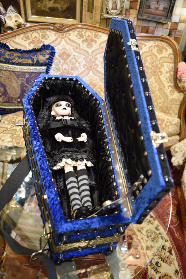 【 One-of-a-kind 一点物棺 】 50cm サイズ 背負える DOLL Coffin <No.006-50 >
