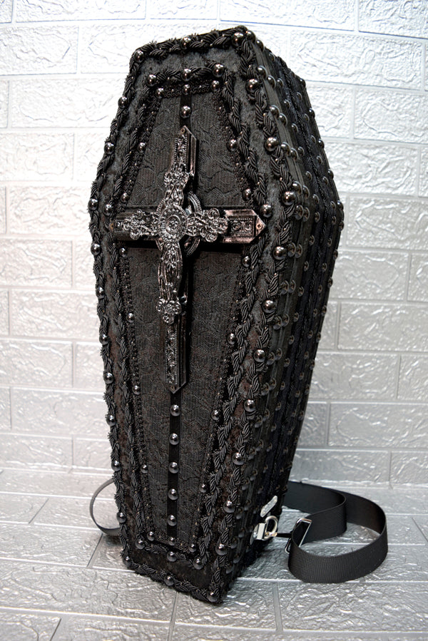 【 One-of-a-kind 一点物棺 】 50cm サイズ 背負える DOLL Coffin <No.005-50 >