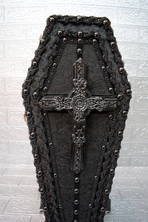 【 One-of-a-kind 一点物棺 】 50cm サイズ 背負える DOLL Coffin <No.005-50 >