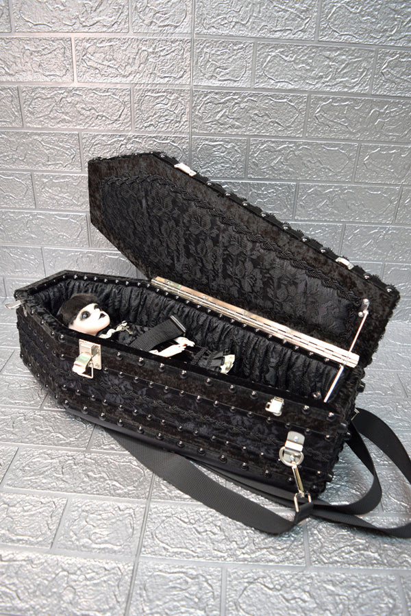 【 One-of-a-kind 一点物棺 】 50cm サイズ 背負える DOLL Coffin <No.005-50 >