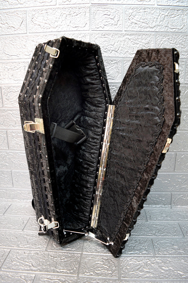【 One-of-a-kind 一点物棺 】 50cm サイズ 背負える DOLL Coffin <No.005-50 >