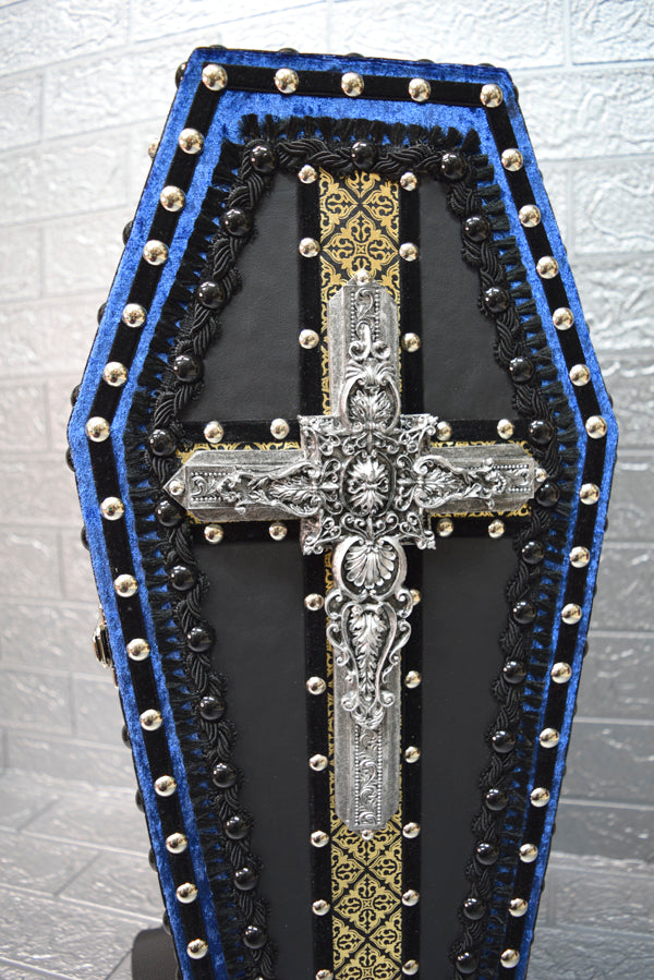 【 One-of-a-kind 一点物棺 】 50cm サイズ 背負える DOLL Coffin <No.006-50 >