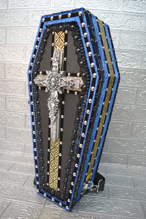 【 One-of-a-kind 一点物棺 】 50cm サイズ 背負える DOLL Coffin <No.006-50 >