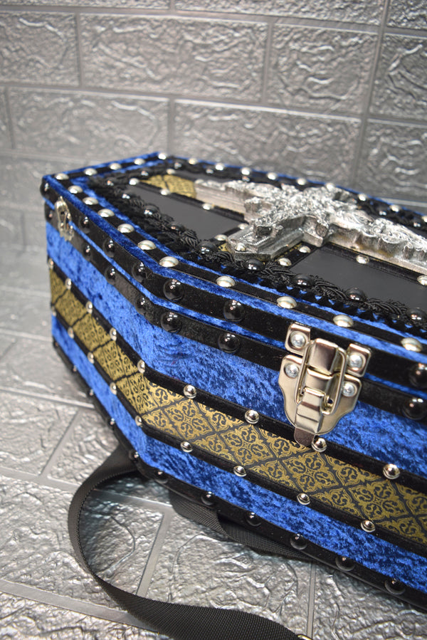 【 One-of-a-kind 一点物棺 】 50cm サイズ 背負える DOLL Coffin <No.006-50 >