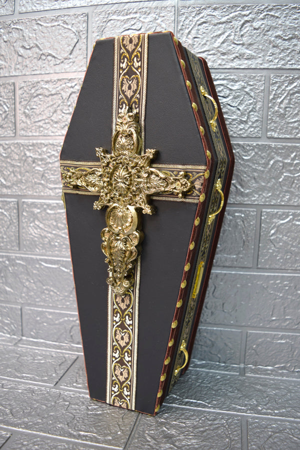 【 One-of-a-kind  一点物棺 】 35cm サイズ  DOLL Coffin <No.009-35 >