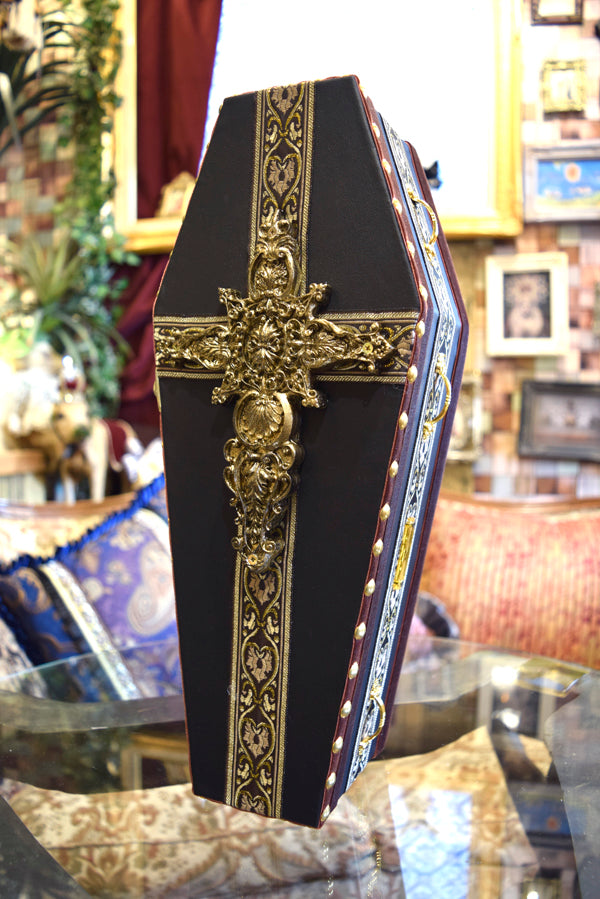 【 One-of-a-kind  一点物棺 】 35cm サイズ  DOLL Coffin <No.009-35 >