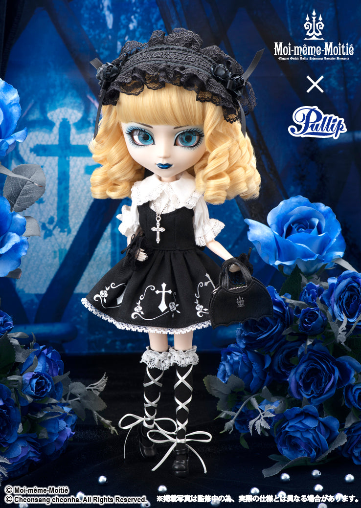 【 Pullip Doll 】P-296 Pullip(プーリップ)< Mana〜Elegant Gothic Lolita〜Rose cross JSK / マナ 〜エレガント ゴシック ロリータ〜 ローズ クロス ジャンパースカート>