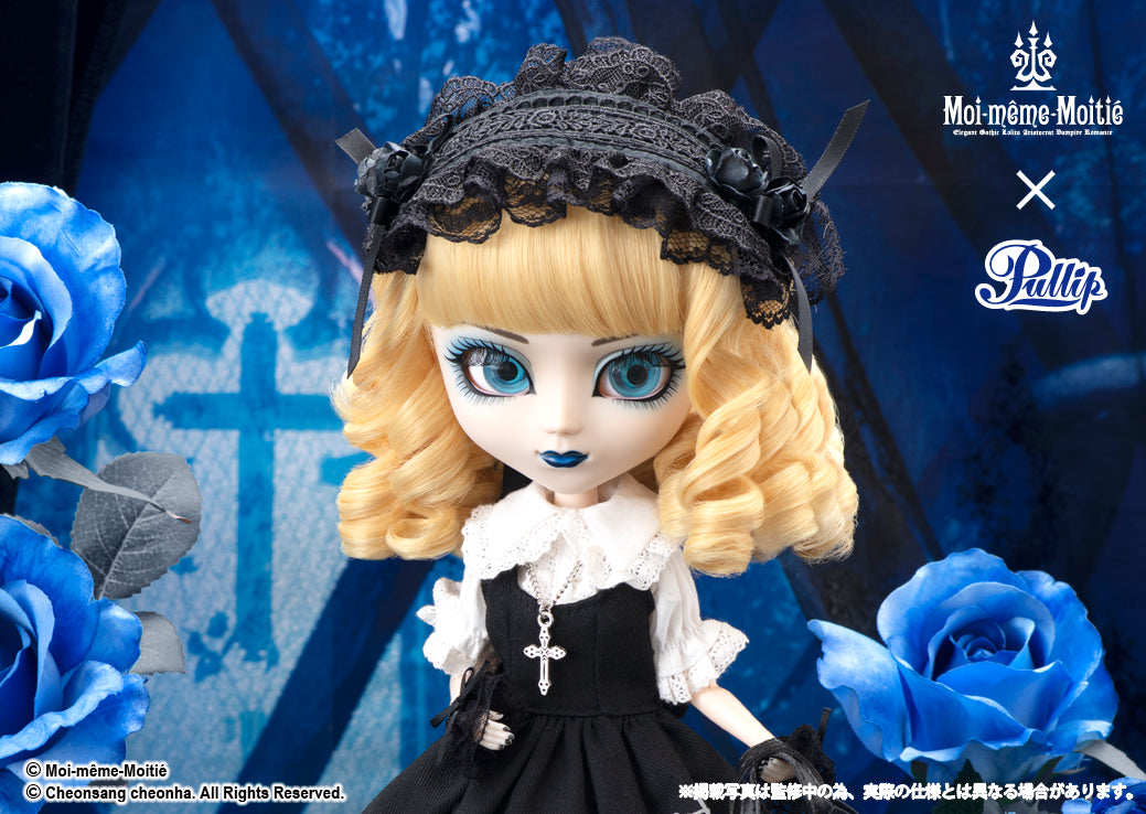 【 Pullip Doll 】P-296 Pullip(プーリップ)< Mana〜Elegant Gothic Lolita〜Rose cross JSK / マナ 〜エレガント ゴシック ロリータ〜 ローズ クロス ジャンパースカート>