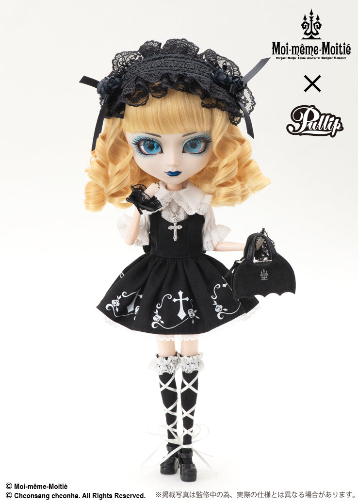 【 Pullip Doll 】P-296 Pullip(プーリップ)< Mana〜Elegant Gothic Lolita〜Rose cross JSK / マナ 〜エレガント ゴシック ロリータ〜 ローズ クロス ジャンパースカート>