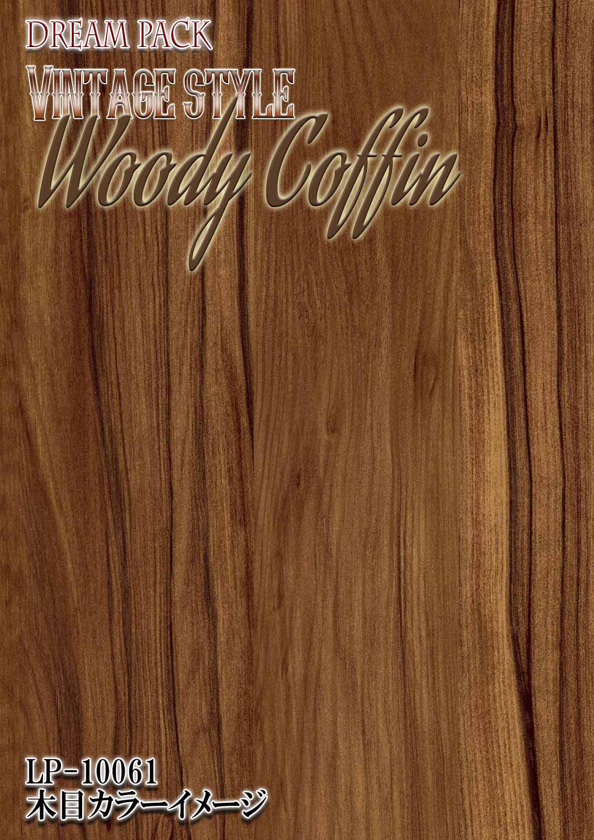 ✟Dream Pack✟【Type-01】1/1Scale 等身大棺 Life-size Coffin < WoodyCoffin Vintage style / SILVER type >
