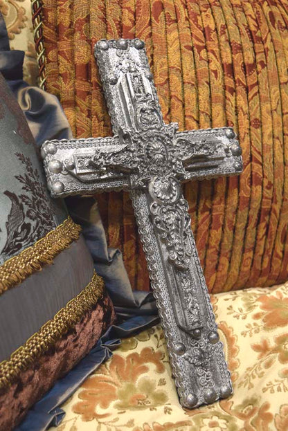 【 interior Cross 】Vintage Silver Cross　＜Cross No.002＞