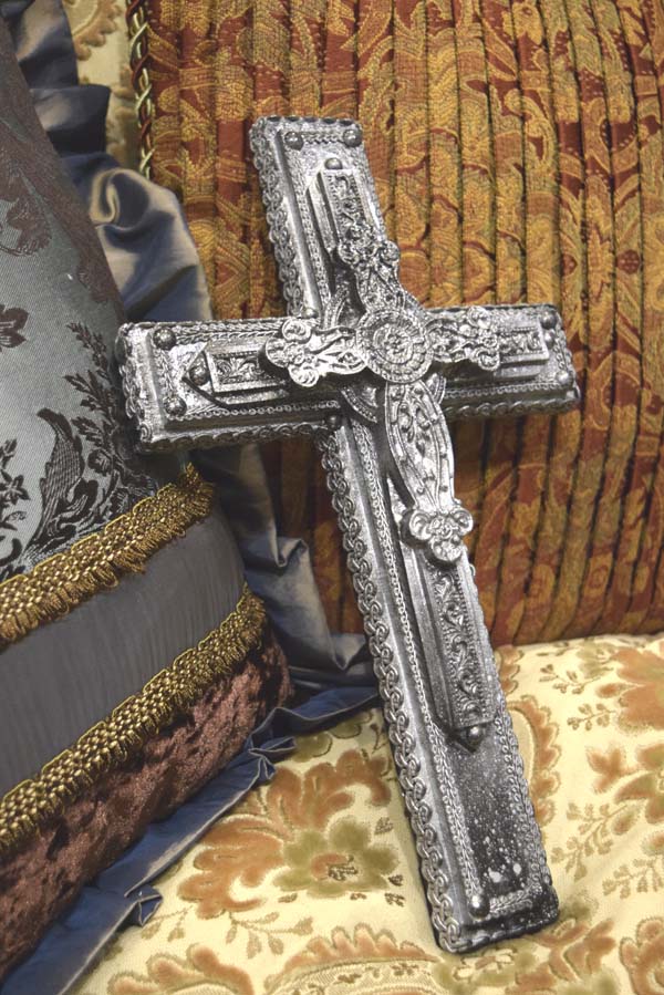 【 interior Cross 】Vintage Silver Cross　＜Cross No.004＞