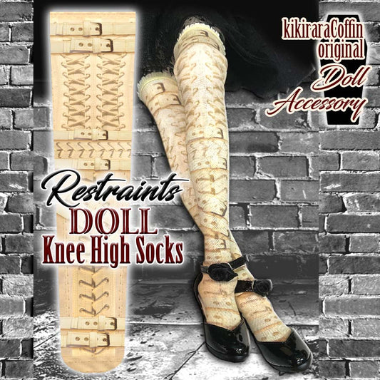 【 DOLL Accessory 】 SO-04 オリジナル ドールニーハイソックス ＜ Restraints  Doll Knee High Socks ＞