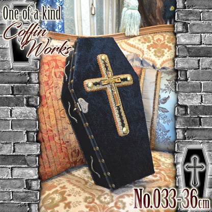 【 One-of-a-kind  一点物棺 】 36cm サイズ Type-03-02 DOLL Coffin ＜No.033-36 ＞