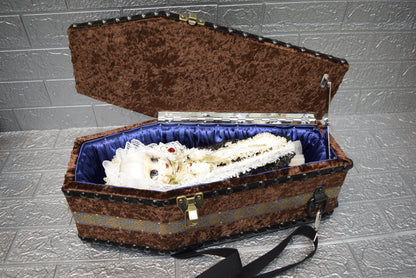 【Plototype 棺/展示 試作品】内寸42㎝サイズ　背負える棺BOX  Doll Coffin BOX / OT-NO.009