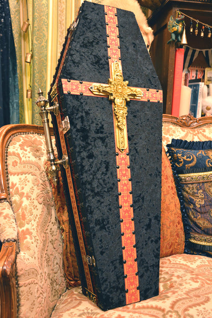 【One-of-a-kind 一点物棺 】ヴァイオリンケース Violin case Coffin BOX ＜NO.030＞