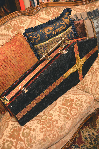 【One-of-a-kind 一点物棺 】ヴァイオリンケース Violin case Coffin BOX ＜NO.030＞