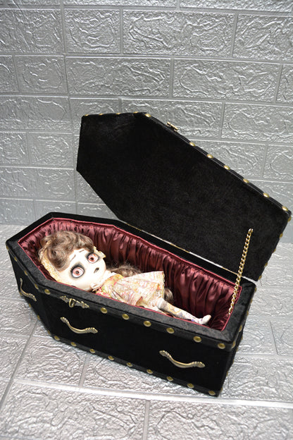 【 One-of-a-kind  一点物棺 】 36cm サイズ Type-03-02 DOLL Coffin ＜No.033-36 ＞