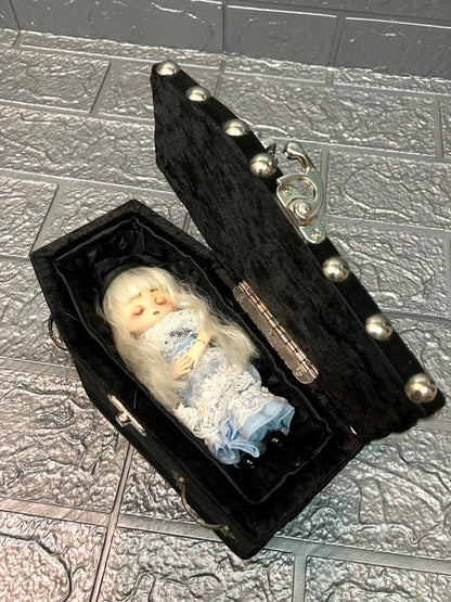 【 One-of-a-kind  一点物棺 】 16cm サイズ  DOLL Coffin ＜No.016-16＞