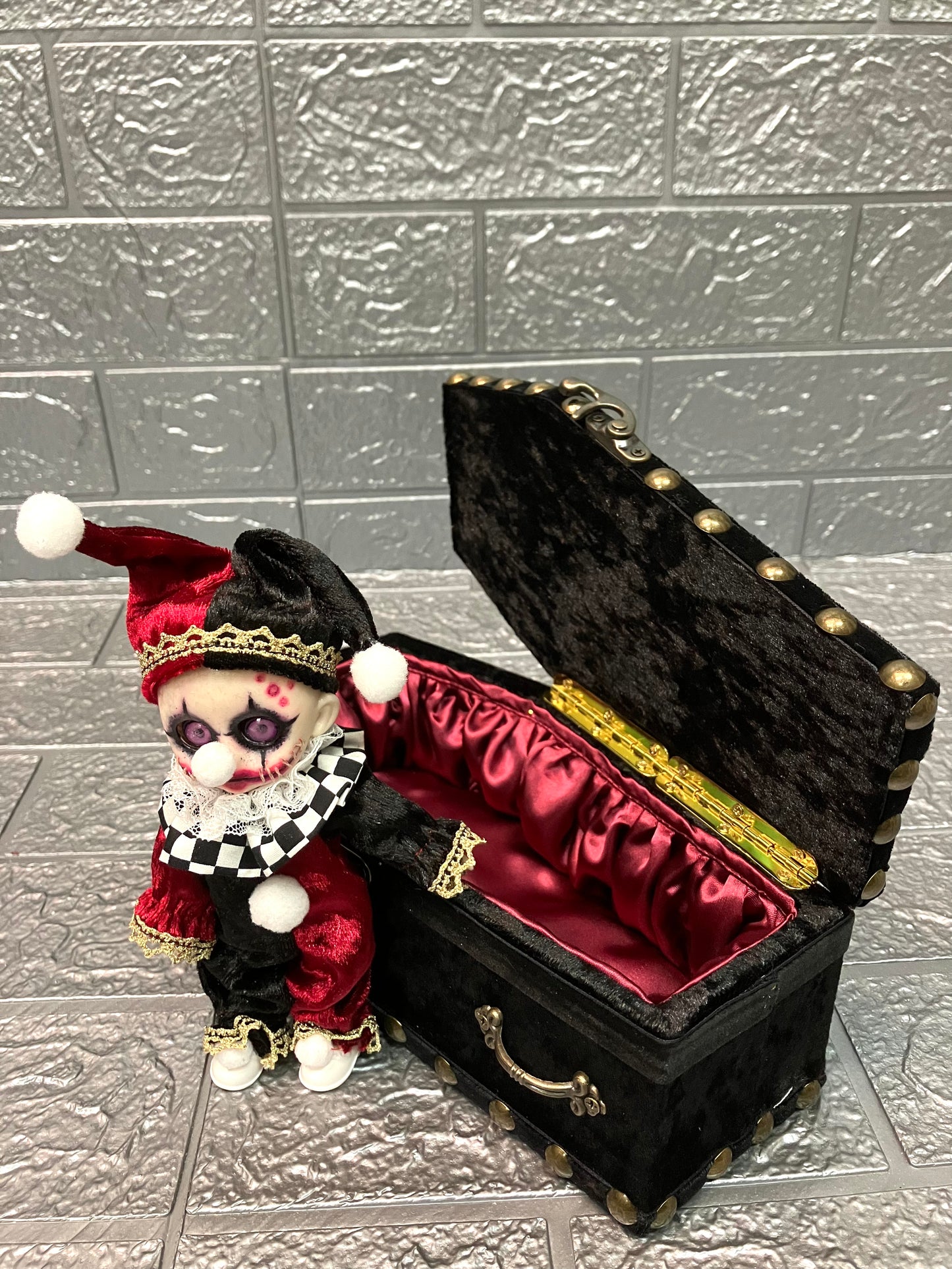 【 One-of-a-kind  一点物棺 】 20cm サイズ  DOLL Coffin ＜No.017-20＞