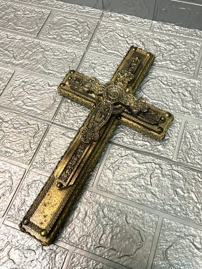 【 interior Cross 】 Antique Gold Cross　＜Cross No.003＞