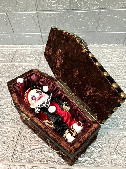 【 One-of-a-kind  一点物棺 】 20cm サイズ  DOLL Coffin ＜No.019-20＞