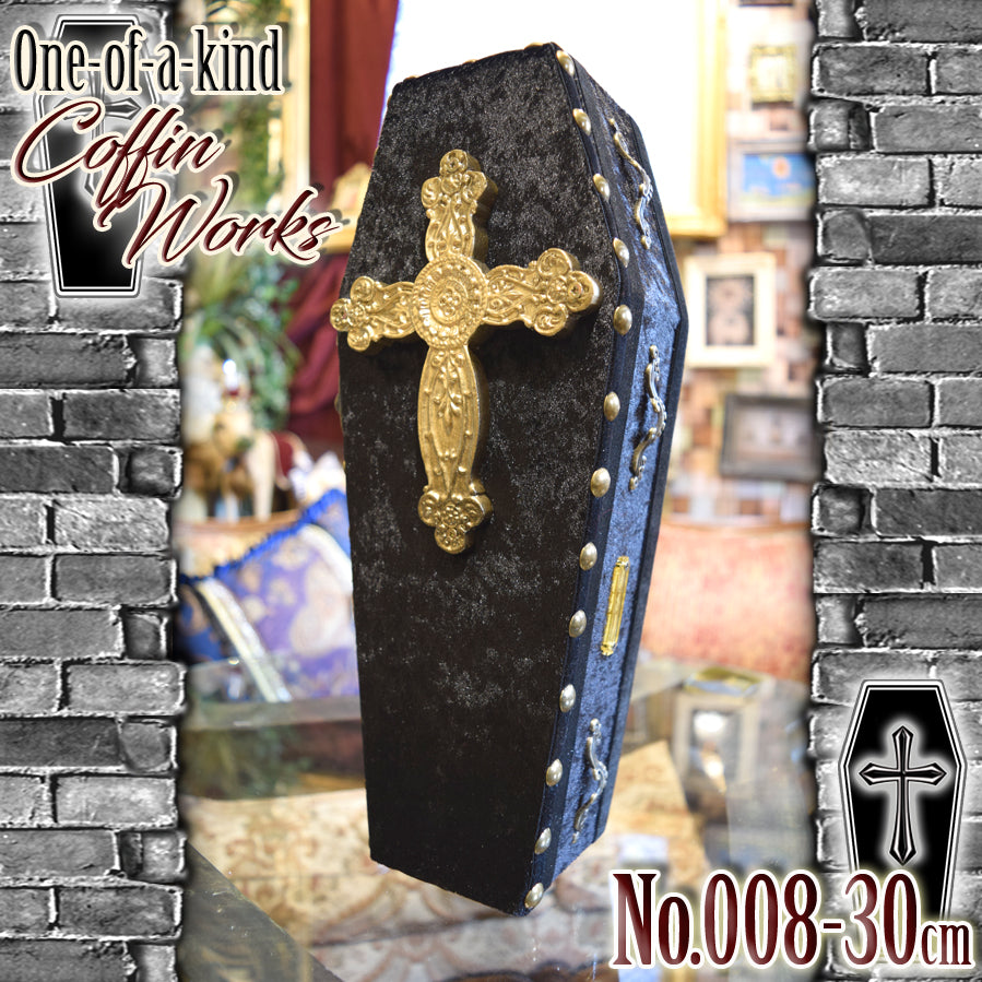 【 One-of-a-kind  一点物棺 】 30cm サイズ  DOLL Coffin ＜No.008-30 ＞