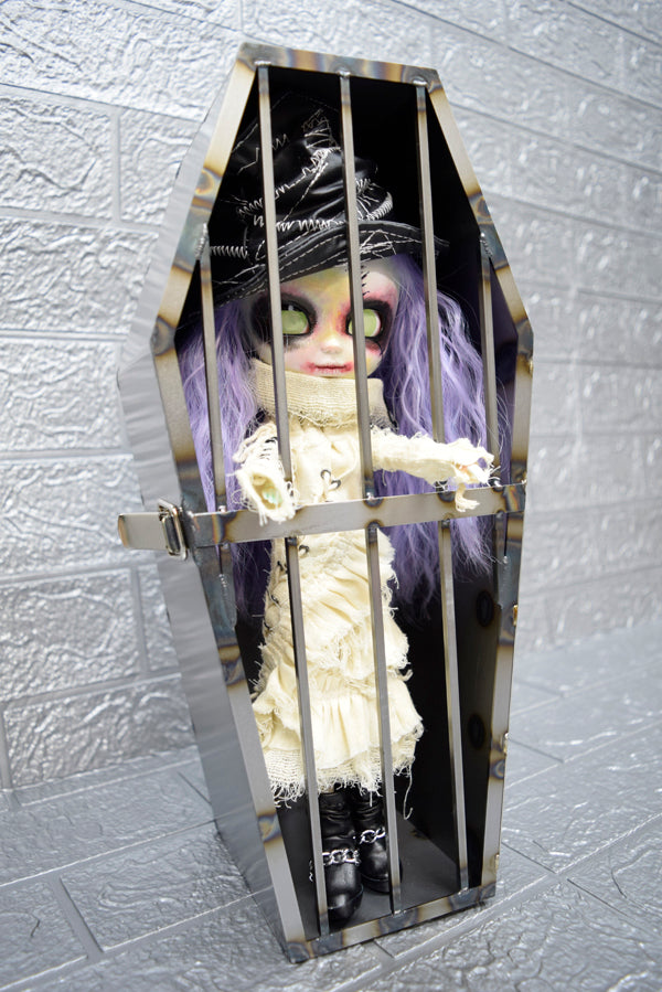 【受注生産】DOLL用棺 ＜ 鉄檻棺 ＞ Iron cage coffin アイアン 棺 BOX 36cm