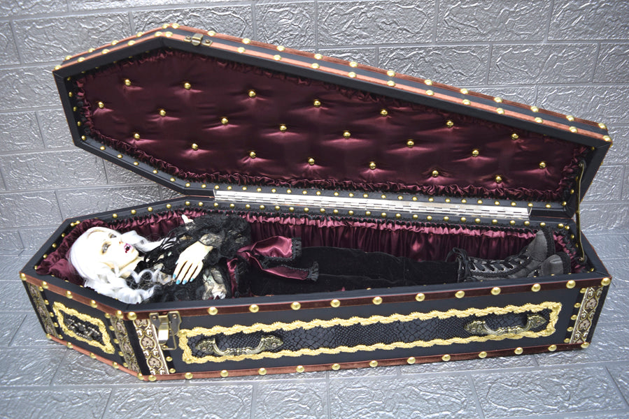 【 One-of-a-kind 一点物棺 】 80cm サイズ トランクタイプ DOLL Coffin ＜No.002-80 ＞