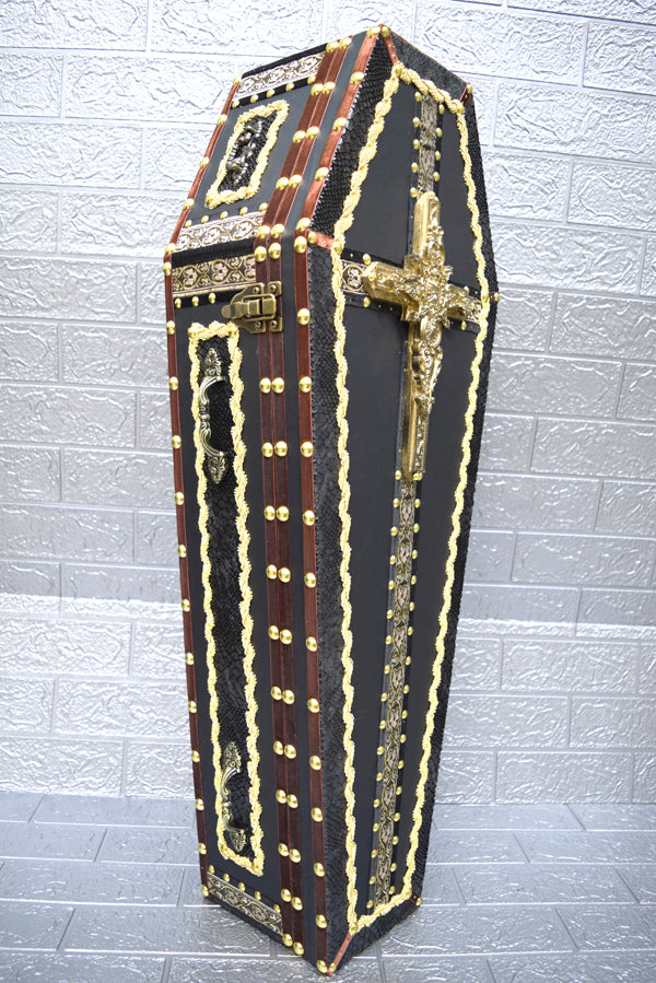 【 One-of-a-kind 一点物棺 】 80cm サイズ トランクタイプ DOLL Coffin ＜No.002-80 ＞