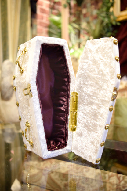 【Mini Coffin】18cm（内寸16cm）Mini Coffin BOX　＜ホワイト＞